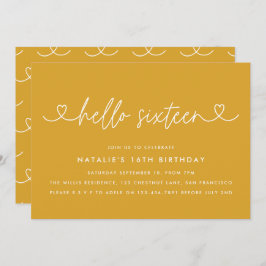 Modernes, schlichtes und elegantes Drehbuch zum 16