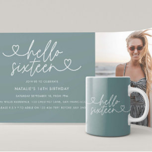 Modernes, schlichtes und elegantes Drehbuch zum 16