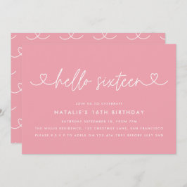 Modernes, schlichtes und elegantes Drehbuch zum 16