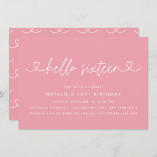 Modernes, schlichtes und elegantes Drehbuch zum 16