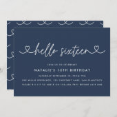 Modernes, schlichtes und elegantes Drehbuch zum 16 (Vorne/Hinten)