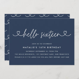 Modernes, schlichtes und elegantes Drehbuch zum 16