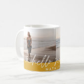 Modernes, schlichtes und elegantes Drehbuch zum 16 Kaffeetasse (Vorderseite Links)