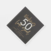 Modernes, schlichtes und elegantes Drehbuch zum Ge Serviette (Ecke)