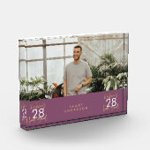 Modernes, schlichtes und elegantes Drehfoto zum Ge Fotoblock (Links)