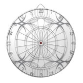 Modernes, schlichtes und elegantes Muster Dartscheibe (vorne)