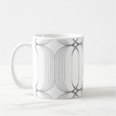 Modernes, schlichtes und elegantes Muster Kaffeetasse (Links)