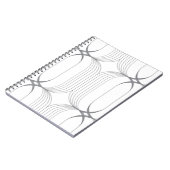 Modernes, schlichtes und elegantes Muster Notizblock (Linke Seite)