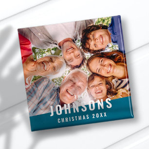 Modernes, schlichtes und modernes Foto Magnet