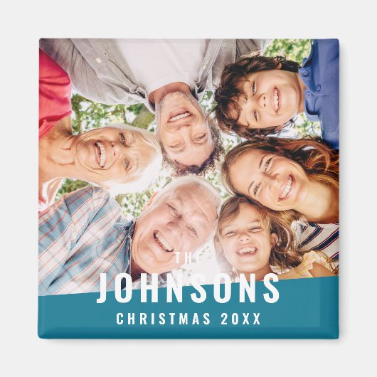 Modernes, schlichtes und modernes Foto Magnet (Vorne)