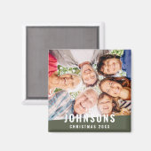 Modernes, schlichtes und modernes Foto Magnet (Vorderseite/Rückseite)