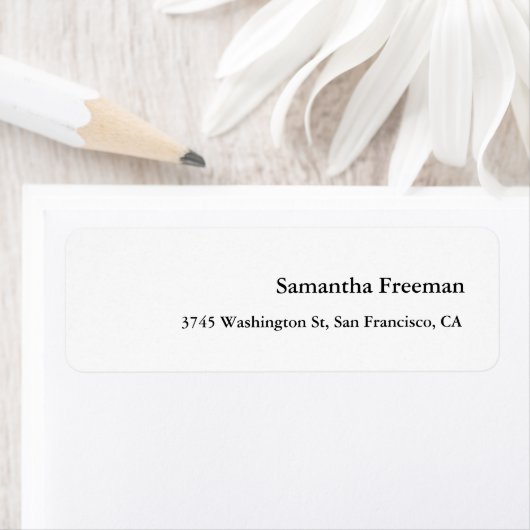 Modernes, Schlichtes Weiß Minimalistisch (Insitu)