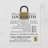 Modernes Schloss, Schlosserwerb-Flyer Flyer (Vorne)