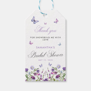 Modernes Schmetterlingszeichen Brautparty Begrüßun Geschenkanhänger