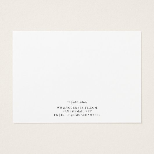 Modernes Schmuckdesigner-Foto (Rückseite)