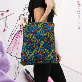 Modernes, schönes stilvolles Musikinstrument Tasche