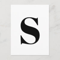 Modernes Schreiben | Minimalistische Alphabet-Init