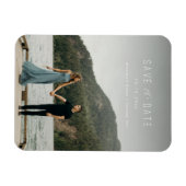 Modernes Schreiben speichern Sie das Datumsfenster Magnet (Horizontal)