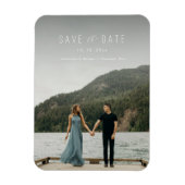 Modernes Schreiben speichern Sie das Datumsfenster Magnet (Vertikal)