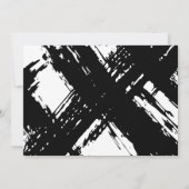 Modernes Schreibgerät mit schwarzen, unordentliche Mitteilungskarte (Rückseite)