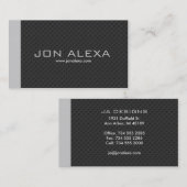 Modernes schroffes visitenkarte (Vorne/Hinten)