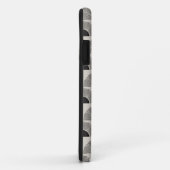 Modernes Schwarz/Beige Sunset Abstrakt Art Monogra Case-Mate iPhone Hülle (Hinten/Rechts)