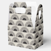 Modernes Schwarz & Beige Sunset Abstrakt Art Muste Geschenkschachtel (Geöffnet)