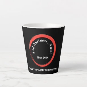 Modernes Schwarz Beruflich Milchtasse