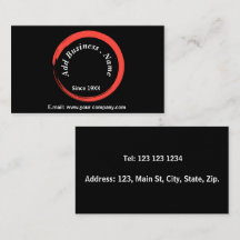 Modernes Schwarz Beruflich