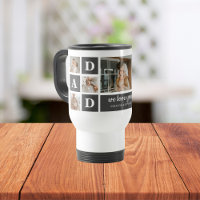 Modernes Schwarz | Collage Foto | Vater Bestes Ges