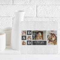 Modernes Schwarz | Collage Foto | Vater Bestes Ges
