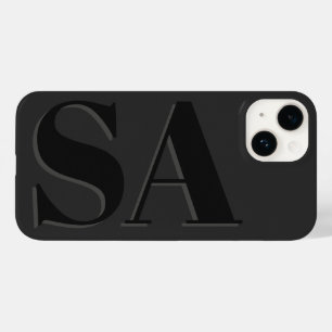 Modernes Schwarz Erstklassig zeitgemäß Case-Mate iPhone 14 Hülle