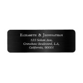 Modernes, schwarz gebürstetes Metall Eleganter Wei (Vorne)