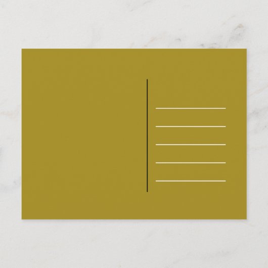 Modernes Schwarz & Gold, Einladung zur Graduierten (Rückseite)