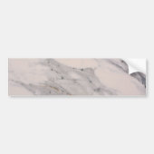 Modernes, schwarz-graues Marmormuster Autoaufkleber (Vorne)