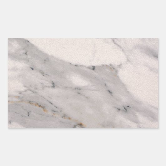 Modernes, schwarz-graues Marmormuster Rechteckiger Aufkleber (Vorderseite)