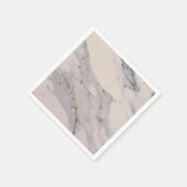 Modernes, schwarz-graues Marmormuster Serviette (Ecke)