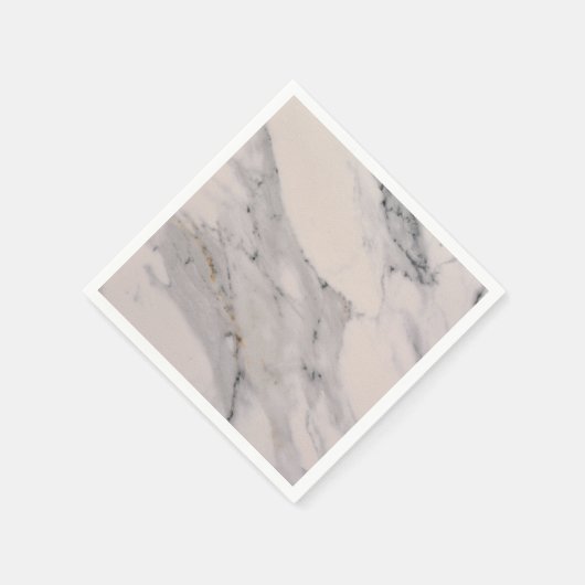 Modernes, schwarz-graues Marmormuster Serviette (Ecke)