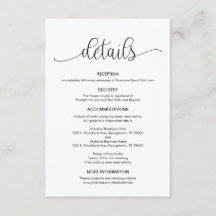 Modernes Schwarz-Hand-Briefdesign, Hochzeitsdetail