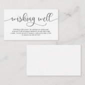 Modernes Schwarz-Hand-Letter-Design, gute Wünsche Begleitkarte (Vorne/Hinten)