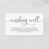 Modernes Schwarz-Hand-Letter-Design, gute Wünsche Begleitkarte (Vorderseite)