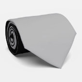 Modernes Schwarz und Silbergrau-Gradient Krawatte (Gerollt)