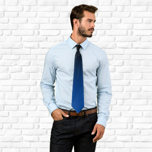Modernes Schwarz und tiefblaues Weiß Krawatte