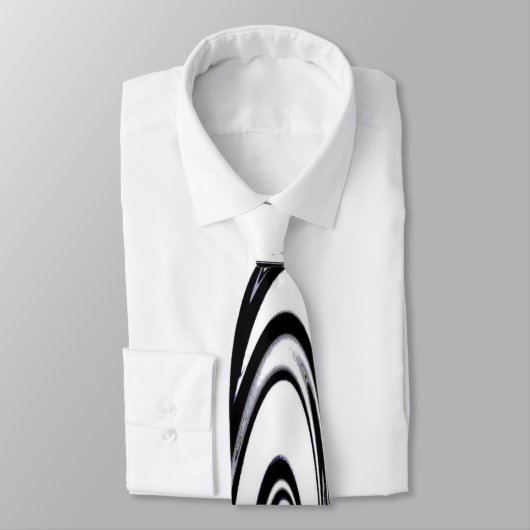 Modernes Schwarz und Weiß Krawatte (Gebunden)
