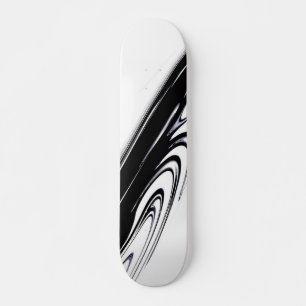 Modernes Schwarz und Weiß Skateboard