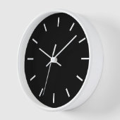 Modernes Schwarz und Weiß Uhr (Winkel)