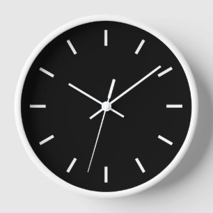 Modernes Schwarz und Weiß Uhr