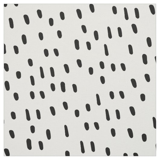 Modernes Schwarz/Weiß Abstrakt Dot Pattern Trendse Stoff (Muster)