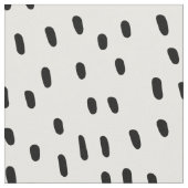 Modernes Schwarz/Weiß Abstrakt Dot Pattern Trendse Stoff (Nahaufnahme)