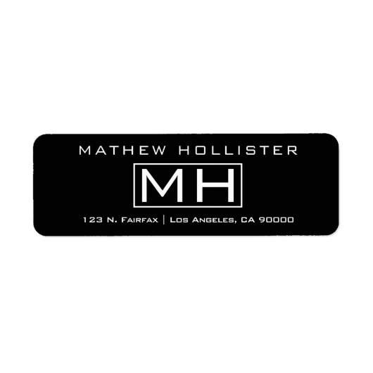 Modernes Schwarz/Weiß-Beruflich (Vorne)